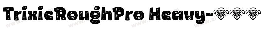 TrixieRoughPro Heavy字体转换